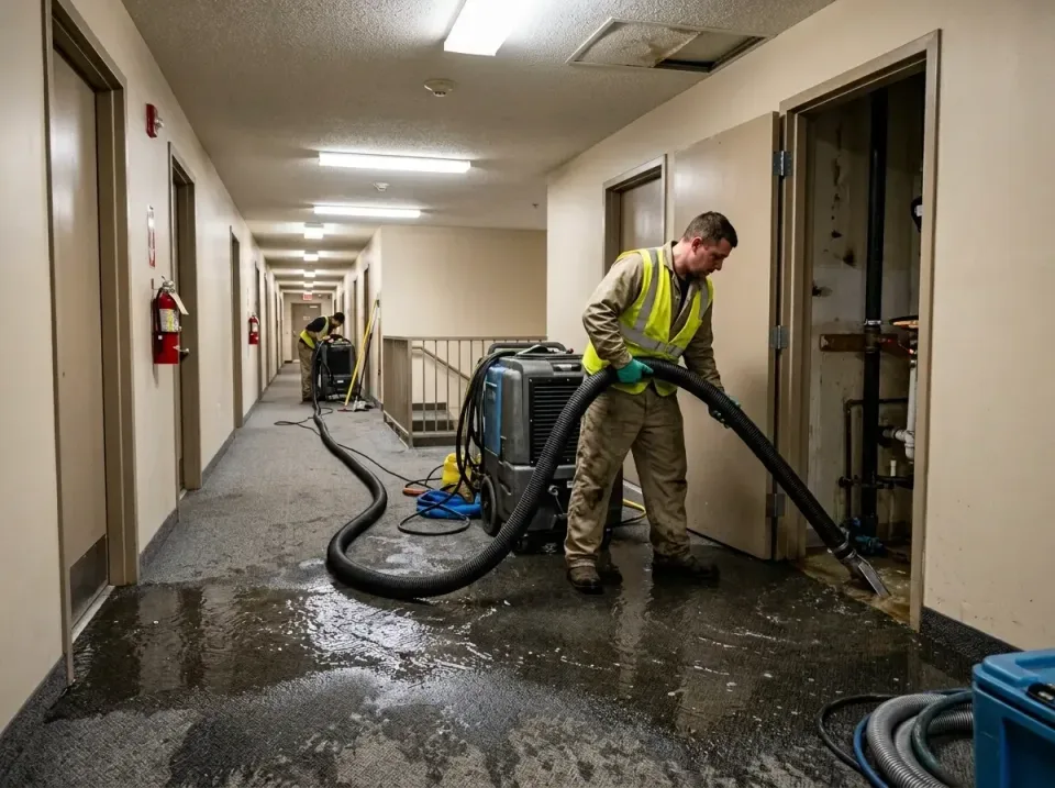 multi-unit-apartment-hallway-f-005 — frequently asked questions, Emergency Burst Pipe Water Extraction & Removal in Prattvil…